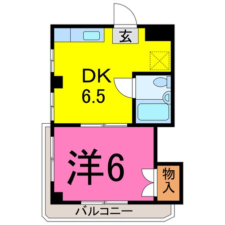 シャトレ宮町の物件間取画像